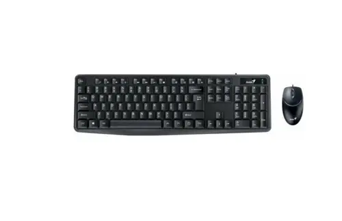 Kit Genius G-31330006401, tastatura, USB + mouse, USB, Optic (Negru)
