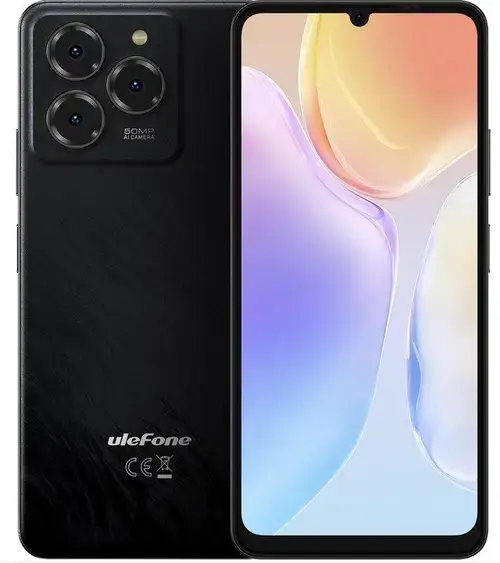 Telefon Mobil Ulefone Note 20 Pro, Procesor Unisoc T606 Octa-Core, Ecran IPS LCD 6.75inch, 4GB RAM, 256GB Flash, Camera Tripla 50 + 2 + 2 MP, Wi-Fi, 4G, Dual Sim, Android (Negru)