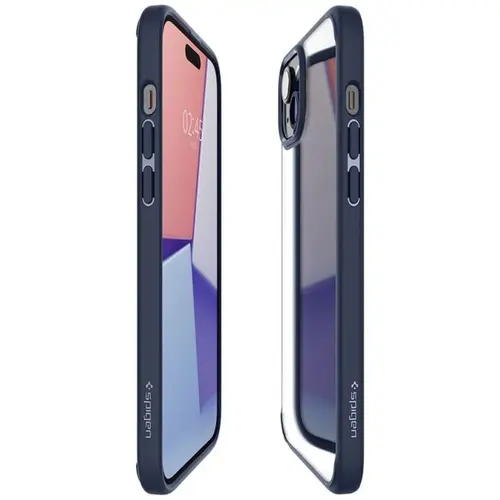 Husa Protectie Spate Spigen Ultra Hybrid ACS06659 pentru Apple iPhone 15 Plus (Albastru)