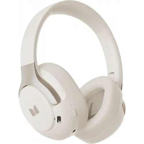 Casti Stereo Wireless Monster Persona 5th, Bluetooth, MultiPoint, A2DP, ANC, Alb