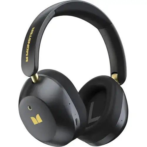 Casti Stereo Wireless Monster Persona 6th, Bluetooth, MultiPoint, A2DP, ANC, Negru