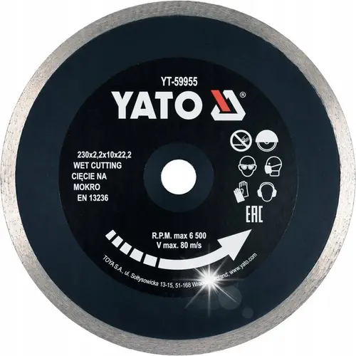 Disc Diamantat YATO YT-59955, 230mm, pentru ceramica