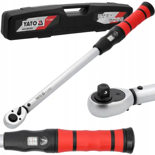 Cheie dinamometrica 1/2inch  YATO YT-07697, 50-330 Nm, lungime 550 mm, cu fereastra de vizualizare