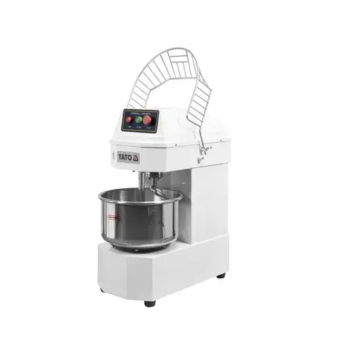 Malaxor cu bol Yato YG-03060, 20 l, 1100W, transmisie cu curea, pentru aluaturi grele (Alb)