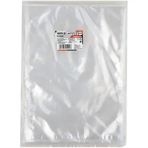 Set 100 saci de vidare, Yato, Poliamida/Polietilena, 250x350 mm, Transparent