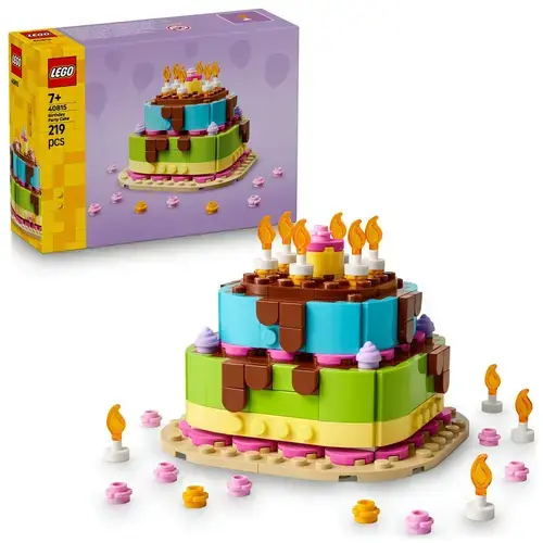 LEGO® Tort pentru petrecerea de zi de naștere 40815, 219 de piese