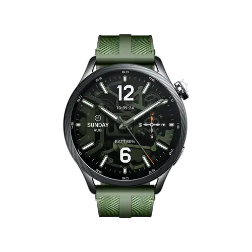 Smartwatch Xiaomi Watch S5, 46mm, Ecran AMOLED 1.48inch, Bluetooth, GPS, 5 ATM, Autonomie 21 de zile (Verde)