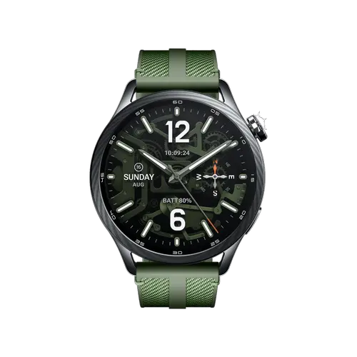 Smartwatch Xiaomi Watch S5, 46mm, Ecran AMOLED 1.48inch, Bluetooth, GPS, 5 ATM, Autonomie 21 de zile (Verde)
