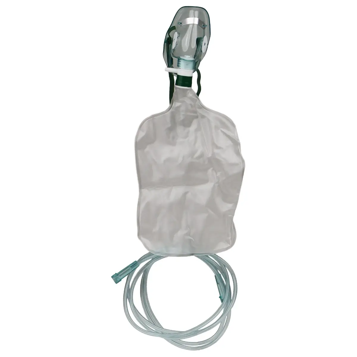 Masca de oxigen cu rezervor 600ml, M, pentru copii, PRIMA, alb/verde