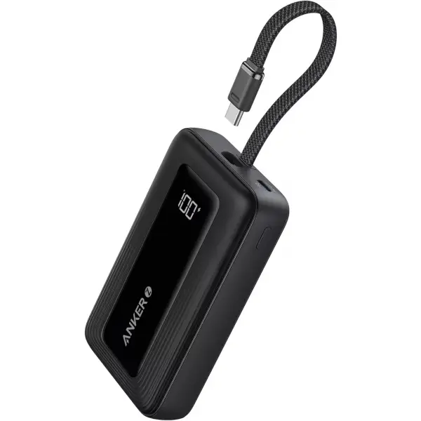 Baterie Externa Anker Zolo, 20000mAh, 30W, QC + PD, 1 x USB-A - 2 x USB-C, Neagra A1689H11
