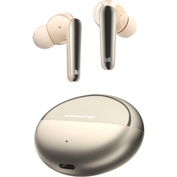 Handsfree Bluetooth Monster N-Lite 203 AirLinks, TWS, Auriu
