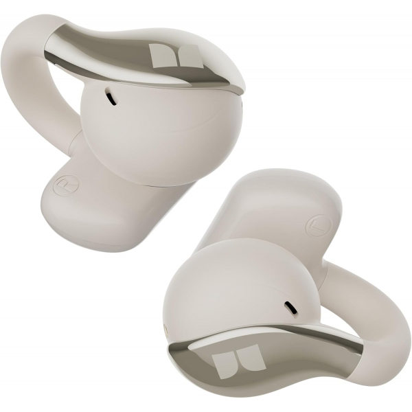 Handsfree Bluetooth Monster AC225, TWS, Crem Deschis