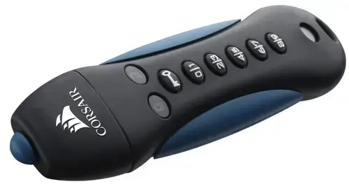 Stick USB Corsair Padlock 3, 64 GB, USB 3.0, Rezistent la Apa/Soc (Negru)
