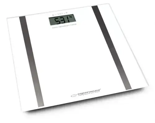 Cantar Digital Corporal Esperanza Samba EBS018W, 180 kg (Alb)