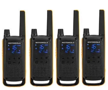 Statie radio PMR portabila Motorola TALKABOUT T82 Extreme Quad, set cu 4 buc
