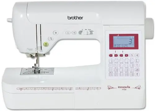 Masina de cusut casnica computerizata Brother INNOV-IS F400, 40 cusaturi (Alb)