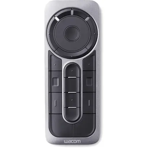 Telecomanda Wacom Expresskey pentru Cintiq si Intuos Pro, Wireless, 17 butoane, Negru/Argintiu
