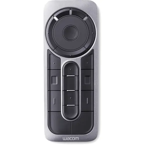 Telecomanda Wacom Expresskey pentru Cintiq si Intuos Pro, Wireless, 17 butoane, Negru/Argintiu