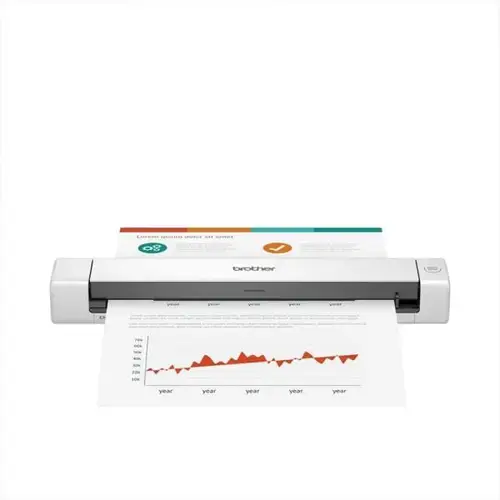 Scaner de documente portabil Brother DSmobile DS-640, USB, 300dpi, A4, 15 pag/min (Alb)