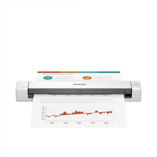 Scaner de documente portabil Brother DSmobile DS-640, USB, 300dpi, A4, 15 pag/min (Alb)