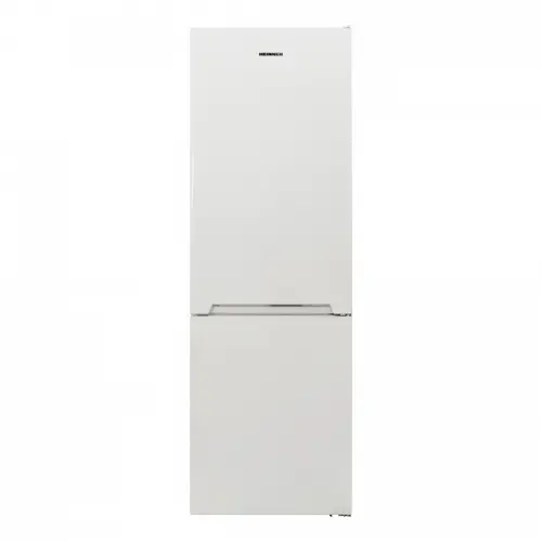 Combina frigorifica Heinner HC-V341E++, 340 L, Clasa E, Less Frost, Lumina LED, Usi reversibile, H 186 cm (Alb)