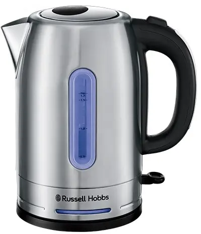Fierbator de apa Russell Hobbs Quiet Boil 26300-70, 2400 W, 1.7 l, Filtru (Argintiu)