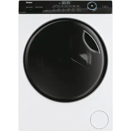 Masina de spalat rufe Haier HW100-B14959U1-S, 10 kg, 1400 RPM, Motor Direct Motion, Wi-Fi, Refresh, ABT, Steam, iTime, Pillow Drum, Dual Spray, Clasa A (Alb)