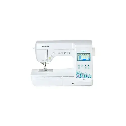Masina de cusut Brother Innov-is F560, 241 cusaturi, 5 fonturi, 10 tipuri butoniera, Ecran LCD 3.7inch, Wi-Fi, Iluminare LED (Alb)
