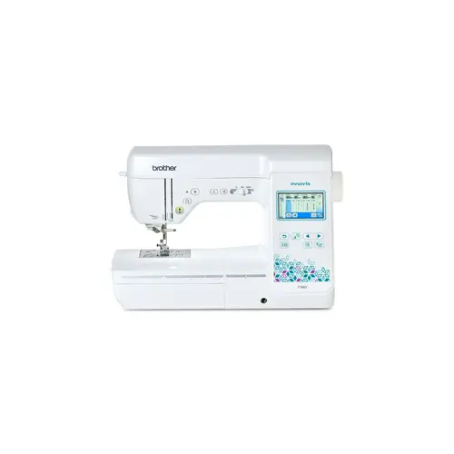 Masina de cusut Brother Innov-is F560, 241 cusaturi, 5 fonturi, 10 tipuri butoniera, Ecran LCD 3.7inch, Wi-Fi, Iluminare LED (Alb)