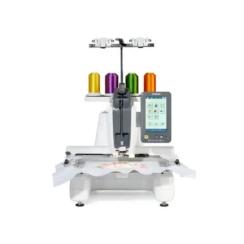 Masina de brodat Brother PR1X, 495 modele broderie, alfabet Graffiti, Ecran LCD 7inch, Iluminare LED (Alb)