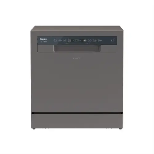 ​Masina de spalat vase compacta Candy RapidÓ CP 8F9FFA, 8 seturi, 8 programe, Clasa F, Wi-Fi, Express, Maxi-Ladle (Antracit​)
