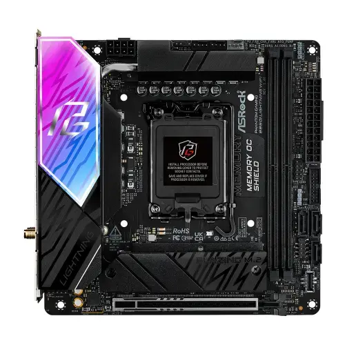 Placa de baza ASRocK Phantom Gaming B860I Lightning WiFi, Intel B860, Socket 1851, mITX