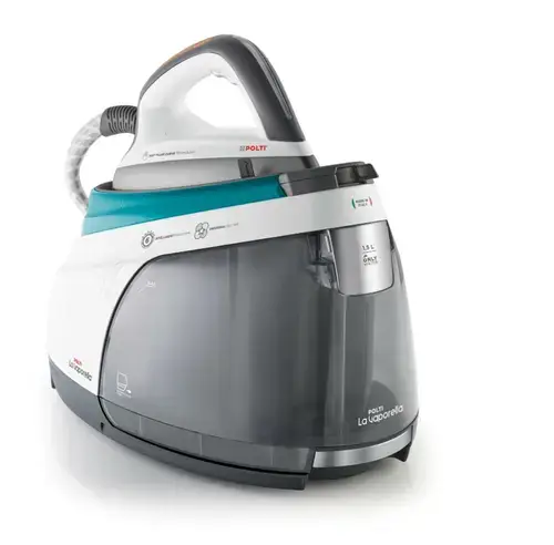 Statie de Calcat Polti La Vaporella XT100C, Talpa Aluminiu, 2350 W, 1.5 l, Boiler 7.5 Bar, Pompa 15 Bar, Functie Steam Pulse 500 gr (Alb/Verde)