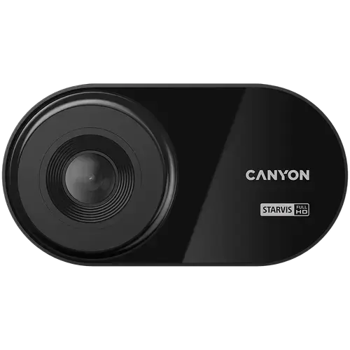 Camera video auto CANYON DVR10, Full HD 1080p, Wi-Fi, Unghi de filmare 140 de grade (Negru)