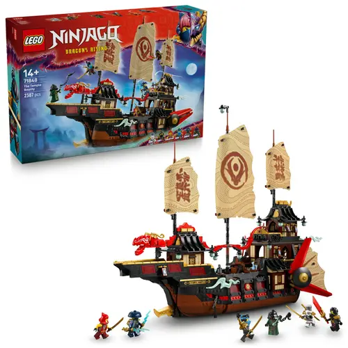 LEGO® NINJAGO® - Nava Bounty a Templului 71848, 2387 piese