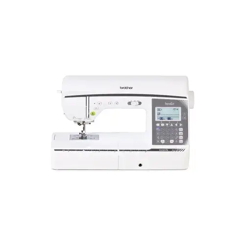 Masina de cusut Brother Innov-is NV1150, 140 tipuri de cusaturi, Ecran LCD intuitiv, Control electronic viteza (Alb)