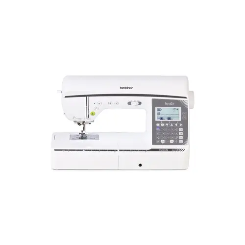 Masina de cusut Brother Innov-is NV1150, 140 tipuri de cusaturi, Ecran LCD intuitiv, Control electronic viteza (Alb)