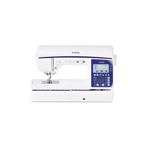 Masina de cusut si quilting Brother Innov-is NV1850Q, 232 cusaturi integrate, Ecran LCD, 5 fonturi monograme, Tastatura cu senzor, Senzor ICAPS, Control electronic viteza, Lumina LED (Alb)