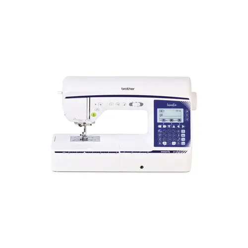 Masina de cusut si quilting Brother Innov-is NV1850Q, 232 cusaturi integrate, Ecran LCD, 5 fonturi monograme, Tastatura cu senzor, Senzor ICAPS, Control electronic viteza, Lumina LED (Alb)