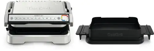 Gratar electric Tefal OptiGrill 4in1 GC774D10, 2000 W, 9 programe, 600 cm2, 30 x 20 cm (Gri)