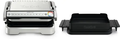 Gratar electric Tefal OptiGrill 4in1 GC774D10, 2000 W, 9 programe, 600 cm2, 30 x 20 cm (Gri)