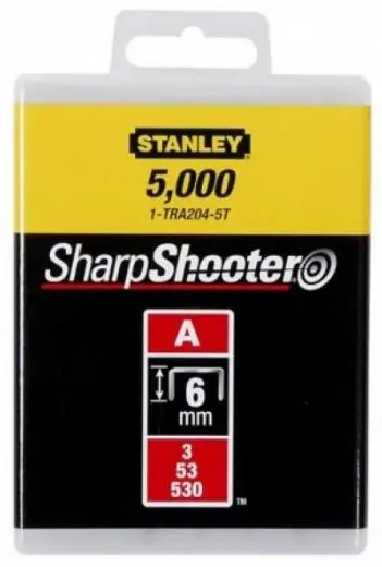 Pachet 5000 Capse Stanley 1-TRA204-5T, 6 mm