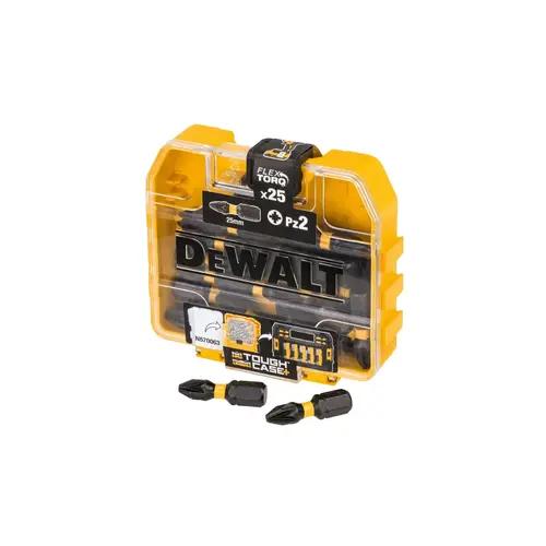 Set biti pentru insurubat Dewalt DT70556T, Tic Tac, PZ2, 25 mm x 25