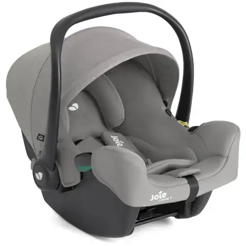 Scoica auto Joie i-Snug 2 Quartz cu tetiera reglabila, 40-75 cm, testata ADAC si certificata R129, Gri