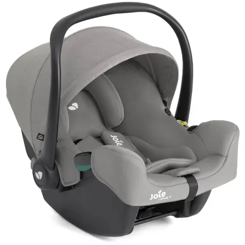 Scoica auto Joie i-Snug 2 Quartz cu tetiera reglabila, 40-75 cm, testata ADAC si certificata R129, Gri