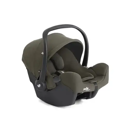 Scoica auto Joie i-Snug 2 Fern, cu tetiera reglabila, 40-75 cm, testata ADAC si certificata R129, Negru/Verde