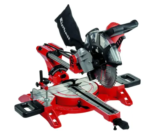Ferastrau circular stationar (debitor lemn) cu sistem de glisare Einhell TC-SM 2534/1 Dual, 2100 W, 4900 RPM, 250 mm diametru disc, adancime maxima de taiere 90° x 90° 340 x 75 mm