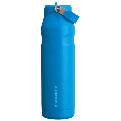 Sticla termos cu pai pliabil Stanley The IceFlow Bottle Flip Straw 2.0 1.06L, 10-12111-079, Albastru