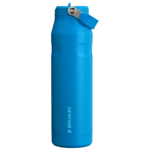 Sticla termos cu pai pliabil Stanley The IceFlow Bottle Flip Straw 2.0 1.06L, 10-12111-079, Albastru