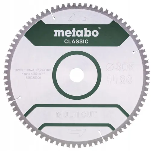 Disc de Taiere METABO MULTI CUT 305x30MM 80Z DISC ALUM. MDF LEMN.628286000